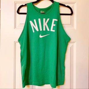 Nike Athletic Tank Top Green
